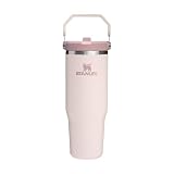 Stanley 1913 Flip Straw Botella Agua con Pajita 0.89L - Rose Quartz