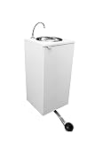 FREGADERO PORTÁTIL, INDEPENDIENTE DE AGUA Y RED ELÉCTRICA, CERTIFICADO, MOD. BÁSIC BLANCO
