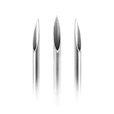 WARRIOR Agujas americanas para herramientas de perforación desechables Perforación corporal profesional (STRAIGHT-14G)