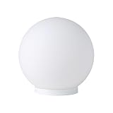 Eglo Rondo lámpara de mesa, luz de noche de cristal opalino blanco mate