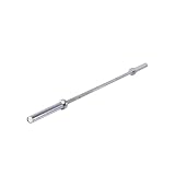 BOOMFIT Barra Olímpica 9 kg 120 cm | Mangas Ø50 mm y Carga Máxima 205 kg