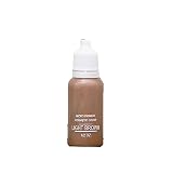 Pigmento para cejas de tatuaje 1/2OZ(15ML), multicolor 23 colores cosméticos para la selección Pigmento de tinta de tatuaje para practicar el trabajo de tatuaje (Marrón claro)