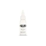Dynamic - Bote de tinta de tatuaje blanca, 30 ml