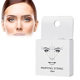 Accesorio para Regla de Tatuaje para Cejas,Hilo de Mapeo de Cejas Pre-entintado,Herramienta Profesional para Microblading,Seguro y Hipoalergénico,Precisión y Calidad en Cada Uso(10 M)