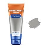 7 Artists Pintura Textil Gris 60 ml – Pinturas para Tela y Cuero Permanente y Lavable | Pintura para Ropa, Zapatillas y Jeans | Pinturas Textiles para Tela | Fabric Paint Profesional