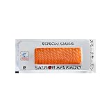 Ahumados Domínguez - Salmón Ahumado Corte Sashimi Ideal para Sushi - 150 g - Corte Manual Profesional - Refrigerado