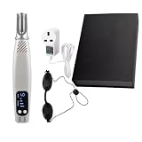 Picosecond - Bolígrafo láser azul/rojo para terapia de luz, dispositivo para el cuidado de la piel, dispositivo Beaut con 9 engranajes, 4 niveles para etiquetas en la piel, tatuajes, pecas,