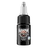 HAWINK Tinta Negra Tatuaje Profesional 1/2oz (15ml) Negra Puro Tattoo Ink Black