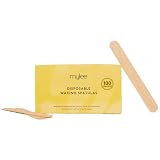 Mylee Espátulas de madera desechables para encerar 100 Pack