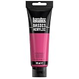Liquitex Basic Acrylic - Tubo de Pintura Acrílica, 118 ML, Magenta (Magenta Medio Nuevo)