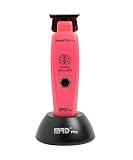 MRD Trimmer PRO Smartbrain – Máquina de acabado pelo hombre profesional con motor Magnético, cuchilla DLC Trimmer y cuerpo metálico, recargable Micro USB-C