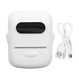 Bluetooth Thermal Label Printer 203dpi Portable Rechargeable Printer with 1 Roll Paper No Ink Needed Excel Bulk Printing for Clothing Tags and Shipping Labels
