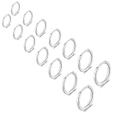 XENQITO 7 Pares Pendientes de Aro,de Acero Pendientes Hombre,Aros Acero Inoxidable,Pendientes de Aro Pequeños de Cartílago para Hombre y Mujer,Aretes de Aro Hipoalergénicos de Acero Inoxidable,8-20 mm
