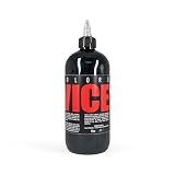 Vice Colors Vicious Black - Tinta de dibujo, la elección del artista del tatuaje para trabajos negros opacos y dibujos negros sólidos - 17 onzas/500 ml