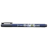 Tombow - Fudenosuke | Rotulador Caligrafía de Tinta Negra y Punta Elástica Dura - Rotulador Fino para Dibujo y Lettering