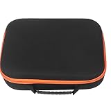 Buachois Bolsa de Herramientas Portátil Pequeña, 33 x 22,5 x 9 cm Bolsa de Almacenamiento EVA Resistente al Agua Impermeable Caja Alicates Tornillos Organizador con Correa para Colgar y Cremallera