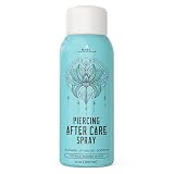 Base Labs Spray Para El Cuidado Posterior Dela Perforación De Sal Marina | 4oz | Limpia, Esteriliza Y Calma | Solución Salina Para Piercings | Para Orejas, Nariz Y Otras Perforaciones Corporales