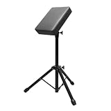 TONBAO Reposabrazos para Tatuajes con Bandeja - Soporte de Brazo Plegable Ajustable en Altura e Inclinación, Almohadilla de Cuero Negro para Estudios de Tatuajes