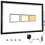 WELZK Mesa de Luz LED A2 para Dibujo, 10000 Lux, 10 Niveles de Brillo