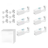Aucuu 6 Pistolas Desechables para Perforar Orejas, Desechables Herramienta Autoperforante Indolora con 6 Pendientes de Acero Inoxidable, Seguro y Estéril, para Niñas, Mujeres y Hombres