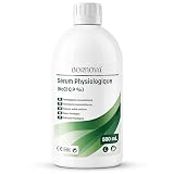 BORNOVA - Solución salina 500 ml – Solución salina isotónica NaCl 0,9% para lavado nasal y nebulización nasal – Apto para uso en aerosol – Higiene nasal diaria - 1 botella