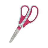 Westcott GRIPEEZE Tijeras para Niños Rosa para Diestros | Tijeras con Mango Ergonómico para Preescolar | Tijeras de Manualidades 14 cm para Manos Pequeñas | Punta Redondeada Segura | E-21571 00