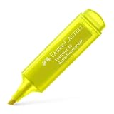 Faber-Castell 154607 - Caja con 10 Marcadores Fluorescentes Textliner 46 - Amarillo
