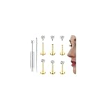 YADOCA Piercing Helix Titanio Piercing Labio Piercings Oreja Conch Tragus
