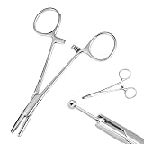 YYTECH Piercing de 3 mm, alicates para bolas, pinza para cambio de oreja, labio, ombligo, lengua, nariz, cejas