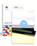 Phomemo M08F Papel Transfer Tattoo Transferencia de Tatuaje, 100 Hojas
