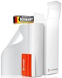 Luxshield Película de Protección de Pintura 12x100cm para Automóvil, Motocicleta, Bicicleta, Película Protectora Transparente, autoadhesiva, por Metros, de Alemania