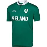 Carrolls Irish Gifts Lansdowne Green Irish Shamrock Performance Camiseta de Rugby de Manga Corta (XL)