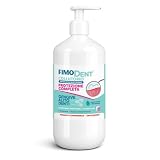 Fimodent Enjuague Bucal Diario Antiplaca - Clorhexidina 0,05% y Flúor - Prevención completa de placa, encías y aliento - Sabor Menta - 1000mL con dispensador que ahorra frescor