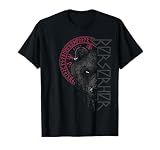 Viking Valhalla Krieger Normanne Runenkreis Götter Berserker Oso Guerrero Odin Runas Brújula nórdica Vikingo Camiseta Unisex-niños Camisa T-Shirt Manga Larga Negro Talla S