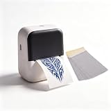 Mini impresora de tatuajes Bluetooth con 20 papeles de transferencia