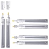 Wisyurt 6 rotuladores vacíos rellenables de tinta recargables, punta fina, rotulador de graffiti, acrílicos para pintura al óleo