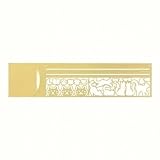 Plantilla de Stencil de Regla para Stencil de Gato de Cobre y Marcador, Herramienta de Medición de 10 cm con Diseño Adorable - Reglas de Stencil de Patrón de Gato para Planificadores y Suministros de