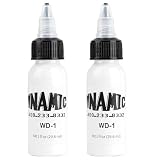 2PCS 30ml Tinta de Tatuaje Profesional Blanco, Tinta de Tatuaje Blanco