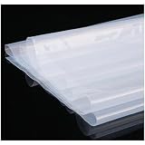 GSHUR Lámina de polietileno de 2 m x 4 m, 850 g, extra gruesa, lámina para invernadero, lámina de plástico, protección contra el polvo, resistente a roturas, lámina de polietileno para jardinería