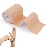 Modixun Cinta adhesiva para tatuajes de 10 cm x 5 m, transpirable, ultrafina, elástica y recortable, ideal para cubrir cicatrices de grandes tatuajes