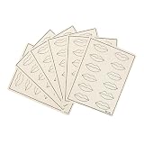 NULYLU 6 Piezas de Piel Sintética para Entrenamiento de Microblading y Práctica de Tatuajes Labiales, Adecuado para Academias y Uso Profesional