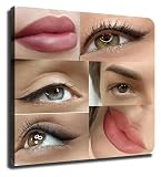HJNAOKGWHQ Salon PMU Guide Poster Canvas Wall Decor