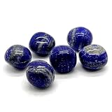 A BUENOS PRECIOS - Lapislázuli piedra natural pulida calidad AAA - Pack 4 unidades - Cristales naturales y piedras preciosas - Reiki curación de chakras - Curativas pulidas sanación (Lapislázuli)