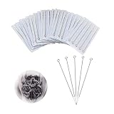 LATTCURE 50 Pcs Juego De Agujas De Tatuaje Desechables Estériles Adhesivos 1RL 3RL 5RL 7RL 9RL Para Pistola De Tatuaje