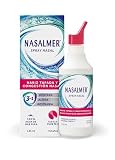 Nasalmer Spray Nasal Fuerte 3, Alivio Congestión y Nariz Tapada, 135 ml