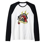 Marvel Universe Thor Tattoo Breast Print Camiseta Manga Raglan