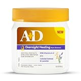 Ungüento curativo A+D para erupciones, calma, protege y alivia la erupción de glúteos durante la noche con lavanda y avena coloidal, ungüento curativo para