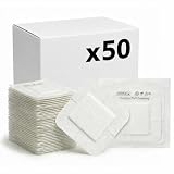 KMINA Apósitos Adhesivos Estériles de TNT 10x10 cm para Heridas