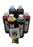 PROGAL COLORS Miami Vice - Lote de 6 Botes de Spray para Graffiti de 400 ml Alta Presión + 3 Boquillas