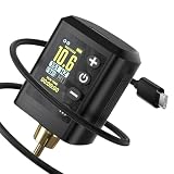 HAWINK Tattoo Batería Mini 1600mAh para Máquina de Tatuaje Recargable Inalámbrica RCA Battery con 4 Modos de Memoria y Modo de Multiplicación 5-12 V P813-1-RCA